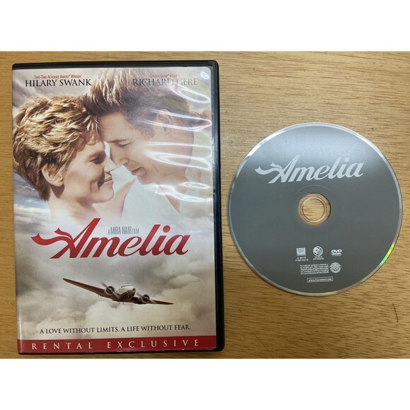 Amelia Dvd with Tall Case Hillary Swank Richard Gere - Picture 2 of 3